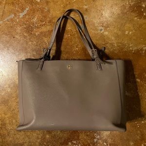 Gray Tory Burch Tote